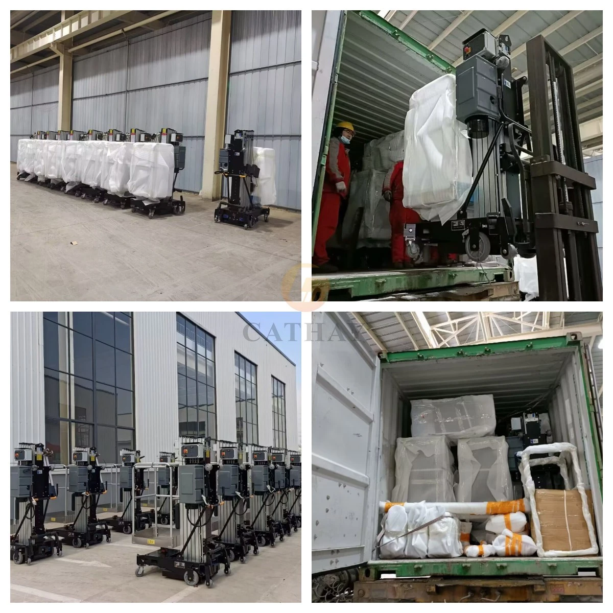 Vertical mast lift Delivery to the USA Vertical mast lift Delivery to the USA